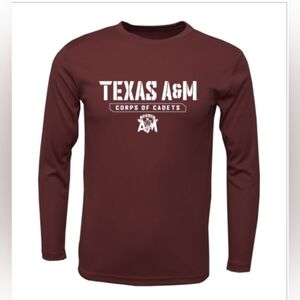 Texas A&M Corps of Cadetes Active Long Sleeve - Maroon